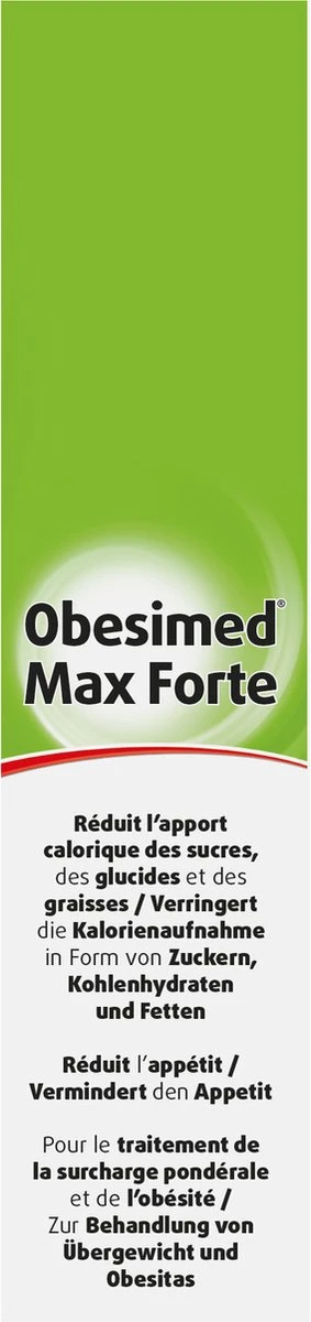 Obesimed Max Forte 30 Tabletten 5 Obesimed Max Forte 30 Tabletten - Afbeelding 3