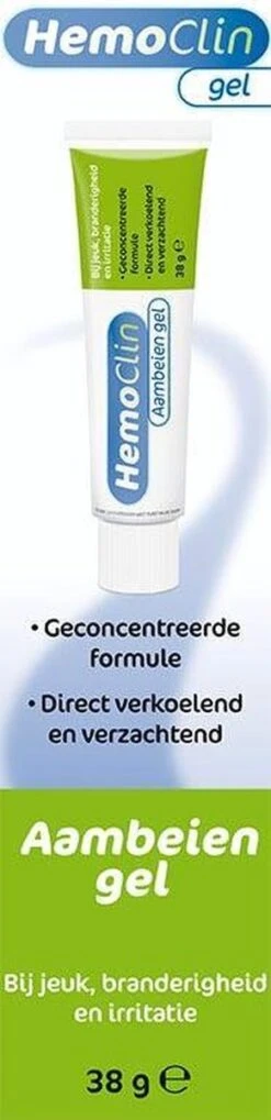 Hemoclin Aambeien-gel In Tube - 38 Gr 9 Hemoclin Aambeien-gel In Tube - 38 Gr -Zelfzorg Winkel 291x1200