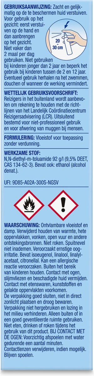 Azaron 9,5% DEET Muggenspray - Anti-Muggen - Muggenbescherming 7 Azaron 9,5% DEET Muggenspray - Anti-Muggen - Muggenbescherming - Afbeelding 5