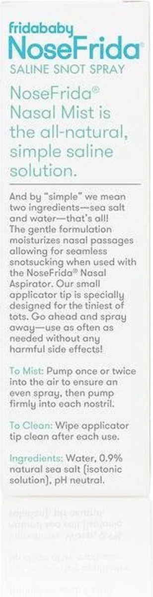 Frida Baby - NoseFrida Baby Neusspray, Lost Vastzittend Snot Op. Veilig Te Gebruiken. 4 Frida Baby - NoseFrida Baby Neusspray, Lost Vastzittend Snot Op. Veilig Te Gebruiken. - Afbeelding 2