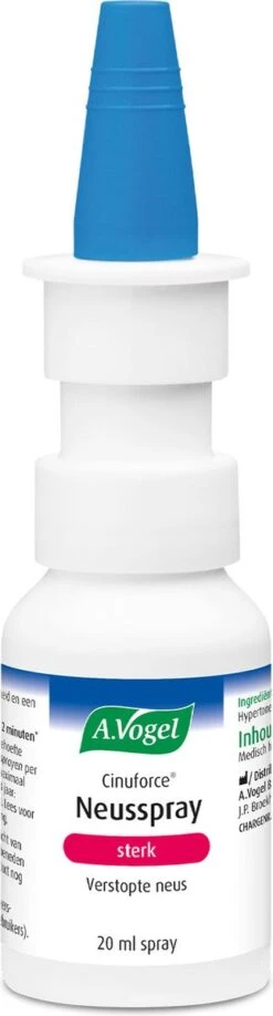 A.Vogel Cinuforce Sterk Neusspray - Bij Neusverkoudheid En Een Verstopte Neus. Opent De Verstopte Neus In 2 Minuten* - 20 Ml 12 A.Vogel Cinuforce Sterk Neusspray - Bij Neusverkoudheid En Een Verstopte Neus. Opent De Verstopte Neus In 2 Minuten* - 20 Ml -Zelfzorg Winkel 323x1200