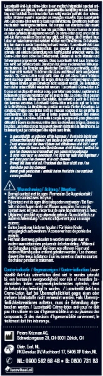 Lucovitaal - Anti-luis Crème Lotion - 75 Milliliter - 1 Stuk - Luizenlotion 5 Lucovitaal - Anti-luis Crème Lotion - 75 Milliliter - 1 Stuk - Luizenlotion - Afbeelding 3