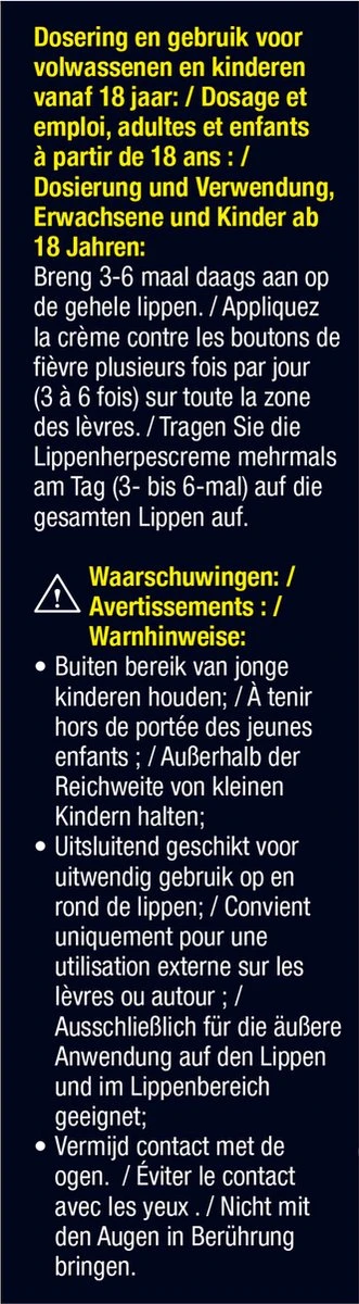 Lucovitaal - Koortslip Crème -10 Milliliter - SPF 30 - Medisch Hulpmiddel 11 Lucovitaal - Koortslip Crème -10 Milliliter - SPF 30 - Medisch Hulpmiddel - Afbeelding 9