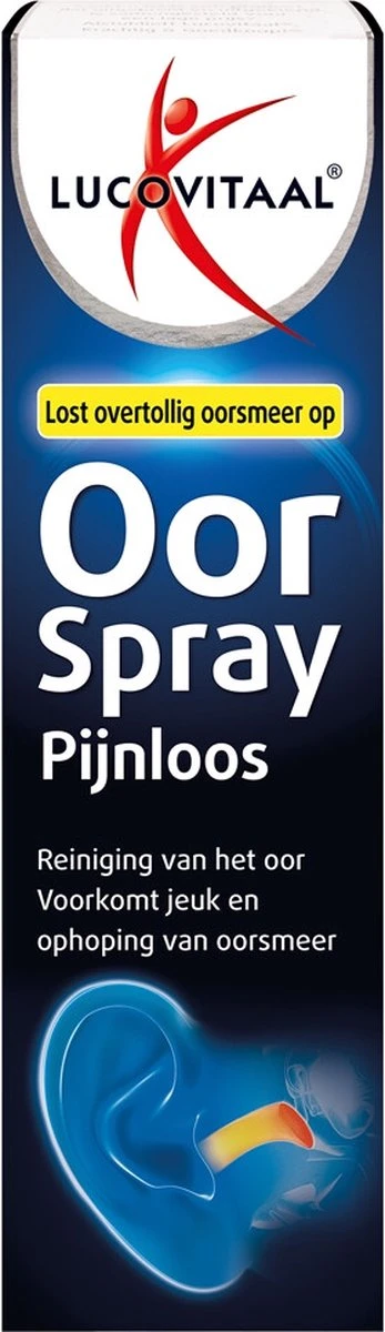 Lucovitaal - Oorspray - 20 Milliliter - 1 Stuk - Oorspray 3 Lucovitaal - Oorspray - 20 Milliliter - 1 Stuk - Oorspray
