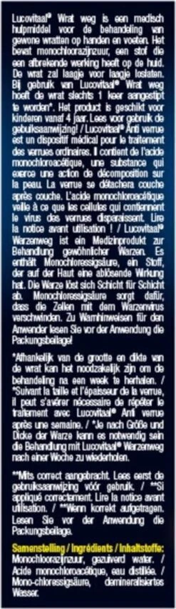 3x Lucovitaal Wrat Weg 2 Ml -Zelfzorg Winkel 348x1200