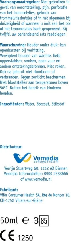 Otalgan Oorspray - Verwijdering Van Overtollig Oorsmeer - 50 Ml 18 Otalgan Oorspray - Verwijdering Van Overtollig Oorsmeer - 50 Ml -Zelfzorg Winkel 356x1200 1