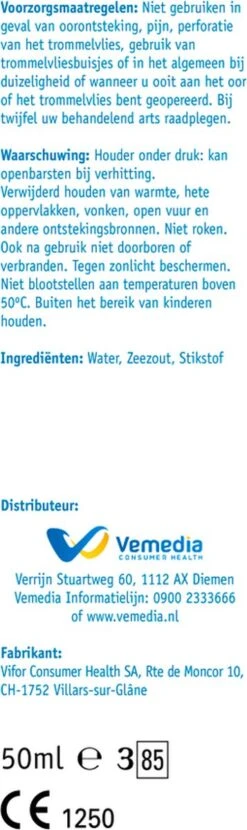 Otalgan Oorspray - Verwijdering Van Overtollig Oorsmeer - 50 Ml 14 Otalgan Oorspray - Verwijdering Van Overtollig Oorsmeer - 50 Ml -Zelfzorg Winkel 357x1200