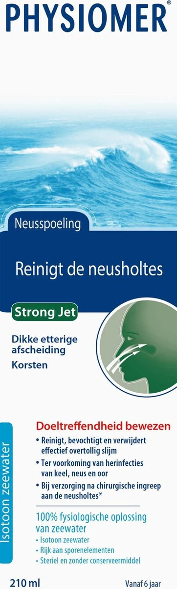 Physiomer Strong Jet - Neusspray - 210ml 5 Physiomer Strong Jet - Neusspray - 210ml - Afbeelding 3