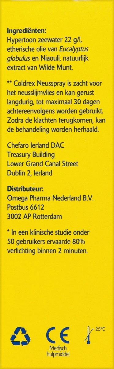 Coldrex - Neusspray - Opent Verstopte Neus - Neusspray Bij Neusverkoudheid - 20 Ml 7 Coldrex - Neusspray - Opent Verstopte Neus - Neusspray Bij Neusverkoudheid - 20 Ml - Afbeelding 5