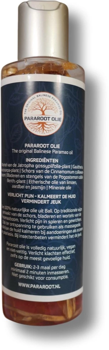 Pararoot - Paramao Olie - Groot - 200 Ml 4 Pararoot - Paramao Olie - Groot - 200 Ml - Afbeelding 2
