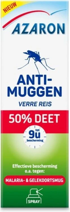 Azaron Muggenspray - Anti Muggen 50% DEET - Muggenbescherming -Zelfzorg Winkel 398x1200