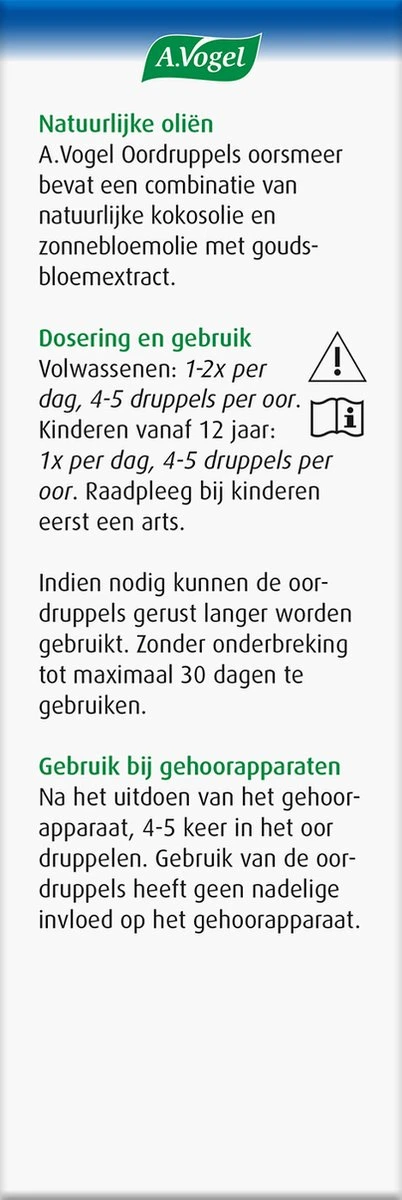 A.Vogel Oordruppels Oorsmeer Druppels - Overmatig Oorsmeer, Oorsmeerprop, Oorhygiëne. - 20 Ml 8 A.Vogel Oordruppels Oorsmeer Druppels - Overmatig Oorsmeer, Oorsmeerprop, Oorhygiëne. - 20 Ml - Afbeelding 6