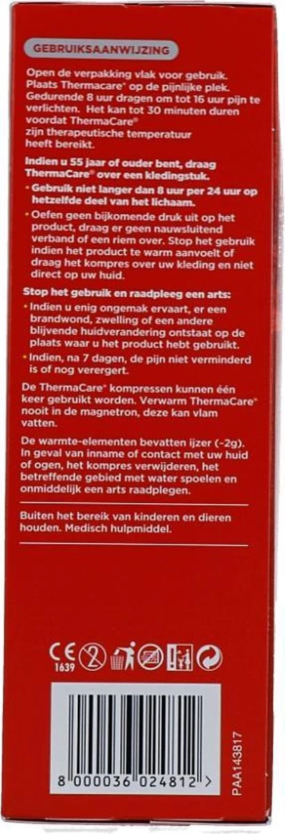 Thermacare - Rugpijn Verlichting Warmte Kompres 5 Thermacare - Rugpijn Verlichting Warmte Kompres - Afbeelding 3