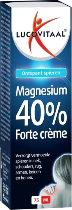 Lucovitaal Magnesium 40% Forte Creme Spierbalsem - 75 Milliliter 24 Lucovitaal Magnesium 40% Forte Creme Spierbalsem - 75 Milliliter -Zelfzorg Winkel 413x1200 1