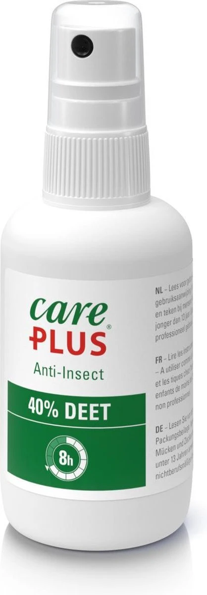 Care Plus Anti-Insect Deet 40% Spray - 60ml- Beschermt Tegen Muggen En Teken- 11 Care Plus Anti-Insect Deet 40% Spray - 60ml- Beschermt Tegen Muggen En Teken- - Afbeelding 9