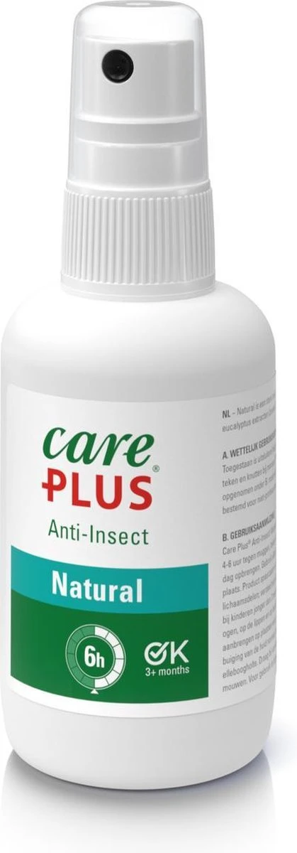 Care Plus Anti-Insect Natural Spray, 60 ML - Muggenspray - Natuurlijk 5 Care Plus Anti-Insect Natural Spray, 60 ML - Muggenspray - Natuurlijk - Afbeelding 3