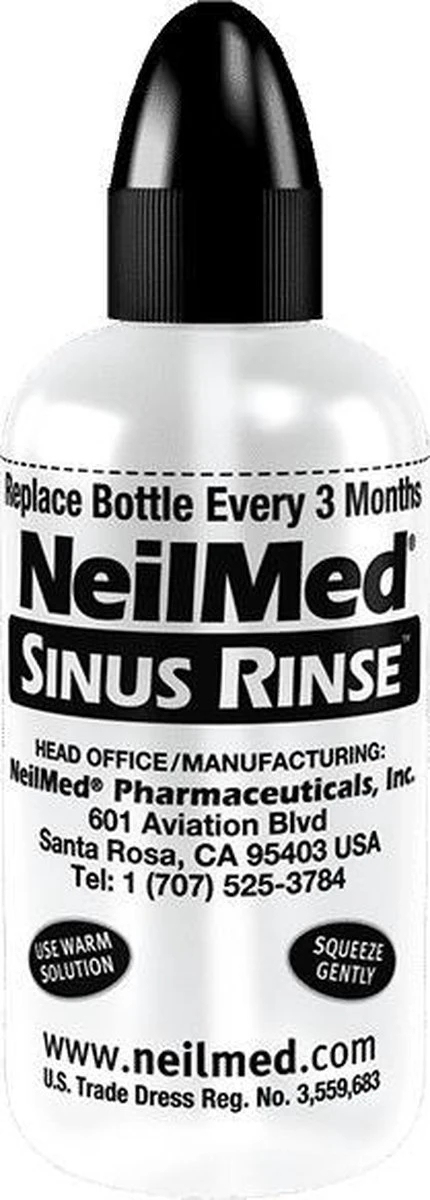 NeilMed - Neusdouche - Sinus Rinse - Verkouden Verstopte Neus Hooikoorts 4 NeilMed - Neusdouche - Sinus Rinse - Verkouden Verstopte Neus Hooikoorts - Afbeelding 2