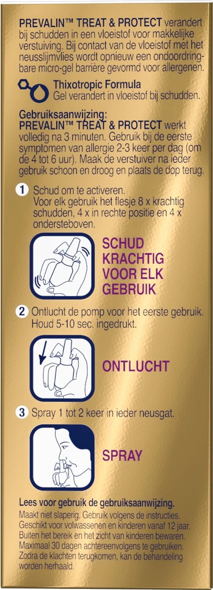 Prevalin Treat & Protect Neusspray - Behandelt & Voorkomt Bij Hooikoorts, Huisstofmijt En Dierenallergie - 15 Ml 10 Prevalin Treat & Protect Neusspray - Behandelt & Voorkomt Bij Hooikoorts, Huisstofmijt En Dierenallergie - 15 Ml - Afbeelding 8