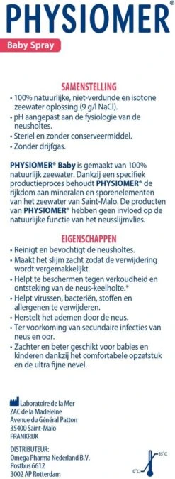 Physiomer Baby Spray - Neusspray - 135 Ml -Zelfzorg Winkel 440x1200 1