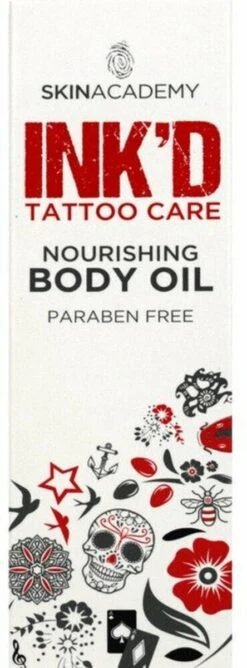 Skin Academy INK'D Tattoo Care Body Oil 75ml- Huidverzorging - Tattoo Verzorging - Verzachtende Olie 7 Skin Academy INK'D Tattoo Care Body Oil 75ml- Huidverzorging - Tattoo Verzorging - Verzachtende Olie -Zelfzorg Winkel 444x1200 1