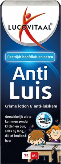 Lucovitaal - Anti-luis Crème Lotion - 75 Milliliter - 1 Stuk - Luizenlotion