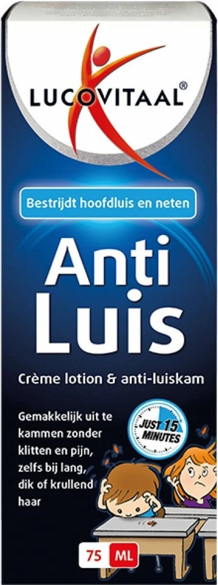 Lucovitaal - Anti-luis Crème Lotion - 75 Milliliter - 1 Stuk - Luizenlotion 3 Lucovitaal - Anti-luis Crème Lotion - 75 Milliliter - 1 Stuk - Luizenlotion