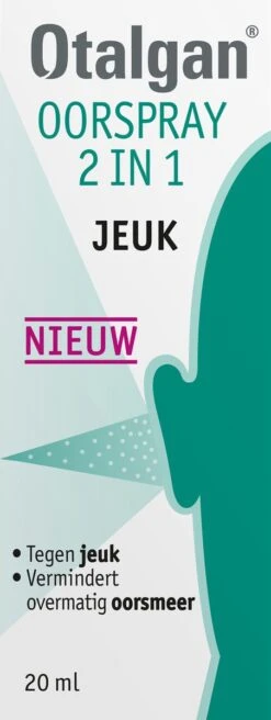 Otalgan Oorspray 2in1 - Vermindert Jeuk In Oor - 1 Stuk