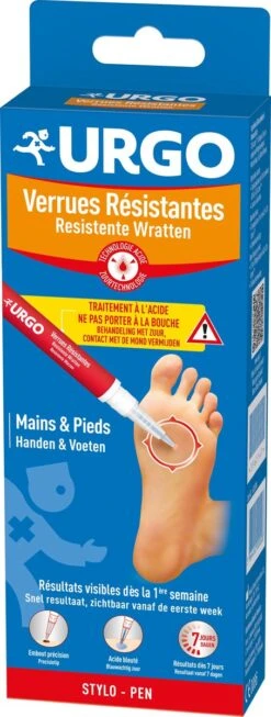 Urgo - Resistente Wratten Handen & Voeten - TCA Actieve Gel - Precisie Applicator Pen - 2ml