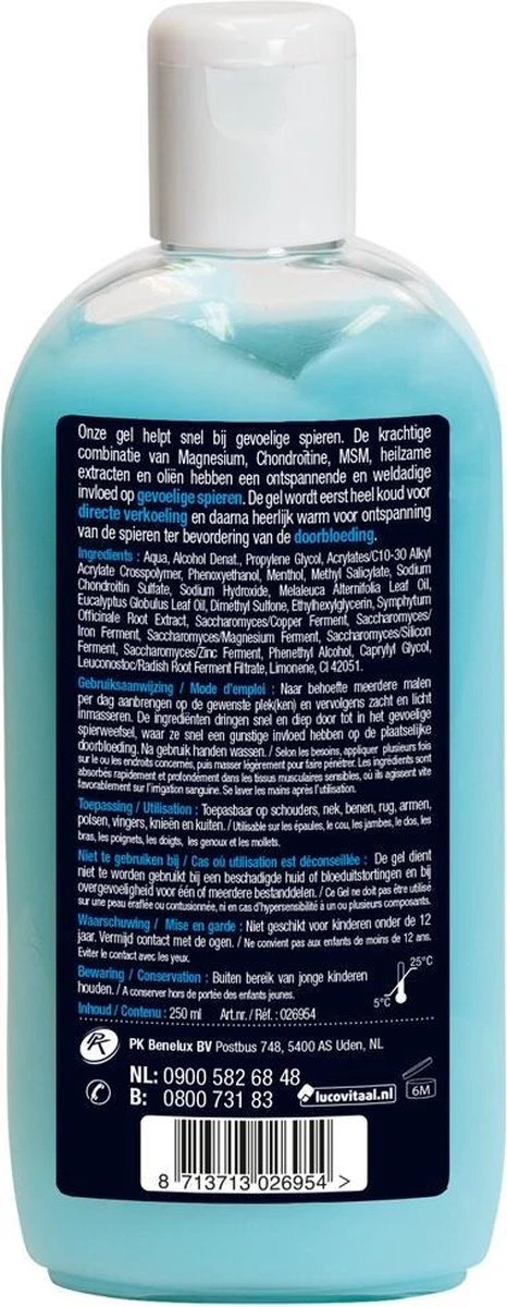 Lucovitaal - Spiergel - 250 Mililiter - Spierbalsem 5 Lucovitaal - Spiergel - 250 Mililiter - Spierbalsem - Afbeelding 3