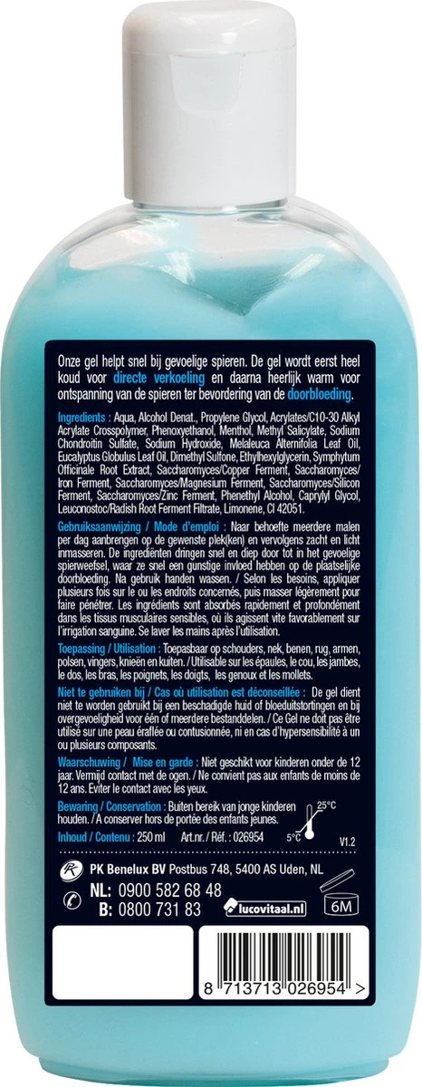 Lucovitaal - Spiergel - 250 Mililiter - Spierbalsem 7 Lucovitaal - Spiergel - 250 Mililiter - Spierbalsem - Afbeelding 5