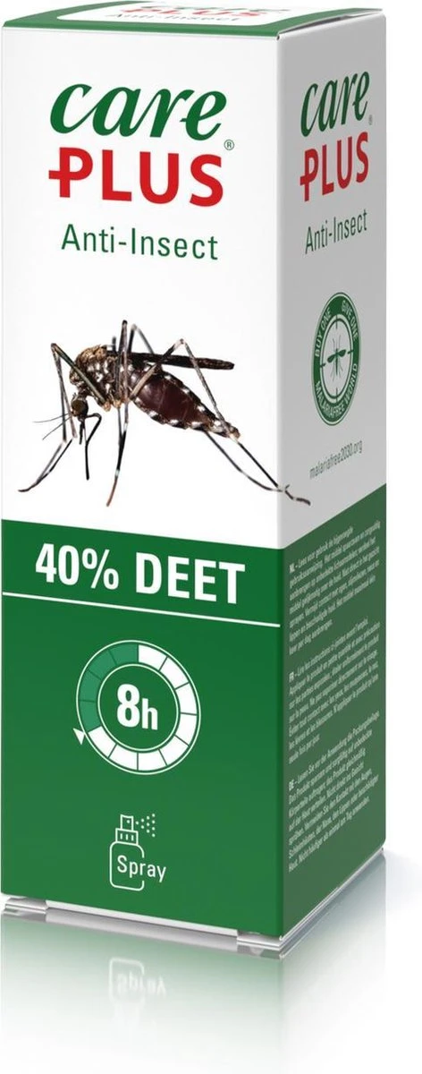 Care Plus Anti-Insect Deet 40% Spray - 60ml- Beschermt Tegen Muggen En Teken- 10 Care Plus Anti-Insect Deet 40% Spray - 60ml- Beschermt Tegen Muggen En Teken- - Afbeelding 8