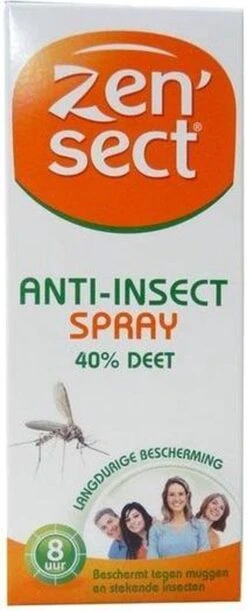 ZENSECT - Insecten Bescherming Spray 40% DEET 60ml -Zelfzorg Winkel 485x1200