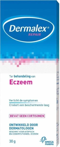 Dermalex Eczeem Behandeling Repair Crème - 30 Gram -Zelfzorg Winkel 491x1200 1