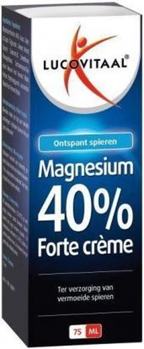 Lucovitaal Magnesium 40% Forte Creme Spierbalsem - 75 Milliliter 13 Lucovitaal Magnesium 40% Forte Creme Spierbalsem - 75 Milliliter - Afbeelding 11