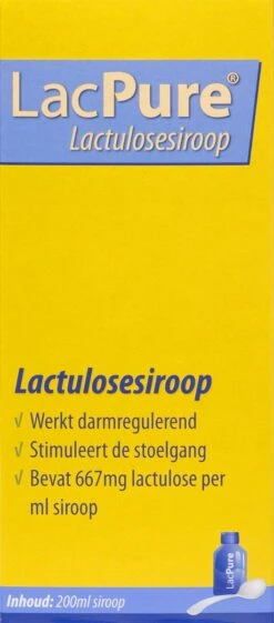 LacPure Lactulosesiroop - Supplement - Stimuleert De Stoelgang - 200 Ml