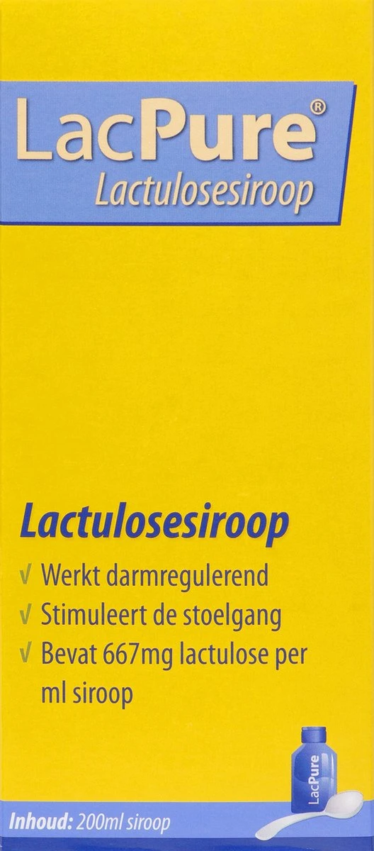 LacPure Lactulosesiroop - Supplement - Stimuleert De Stoelgang - 200 Ml 3 LacPure Lactulosesiroop - Supplement - Stimuleert De Stoelgang - 200 Ml