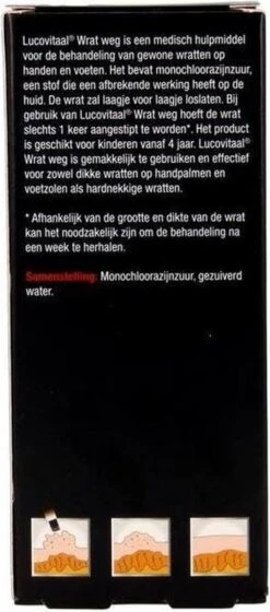 Lucovitaal - Wrat Weg - 2 Milliliter - Wrattenbehandeling -Zelfzorg Winkel 529x1200 1