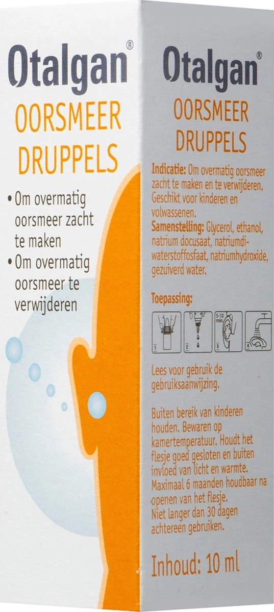 Otalgan Oorsmeer Oordruppels - Verwijdering Van Oorsmeer - 10 Ml 5 Otalgan Oorsmeer Oordruppels - Verwijdering Van Oorsmeer - 10 Ml - Afbeelding 3