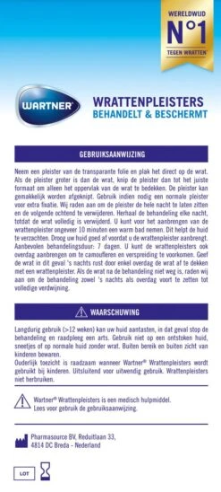 Wartner Wrattenpleisters - Behandelt En Beschermt Bij Wratten - Wrattenbehandeling - 24 Stuks -Zelfzorg Winkel 541x1200 2