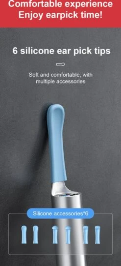 P40 - Oorsmeer Verwijderaar Met Camera - Oorreiniger Met Camera - Earcleaner - Camerabeeld Op Je Smartphone - Otoscoop -Zelfzorg Winkel 548x1200