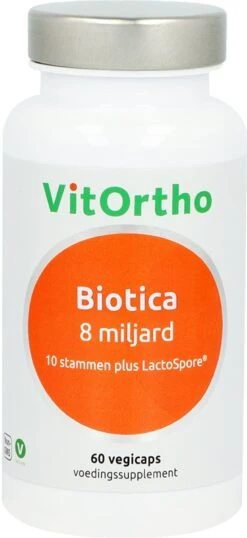 VitOrtho Probiotica 8 Miljard - 60 Vcaps -Zelfzorg Winkel 551x1200