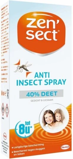 ZENSECT - Insecten Bescherming Spray 40% DEET 60ml -Zelfzorg Winkel 553x1200
