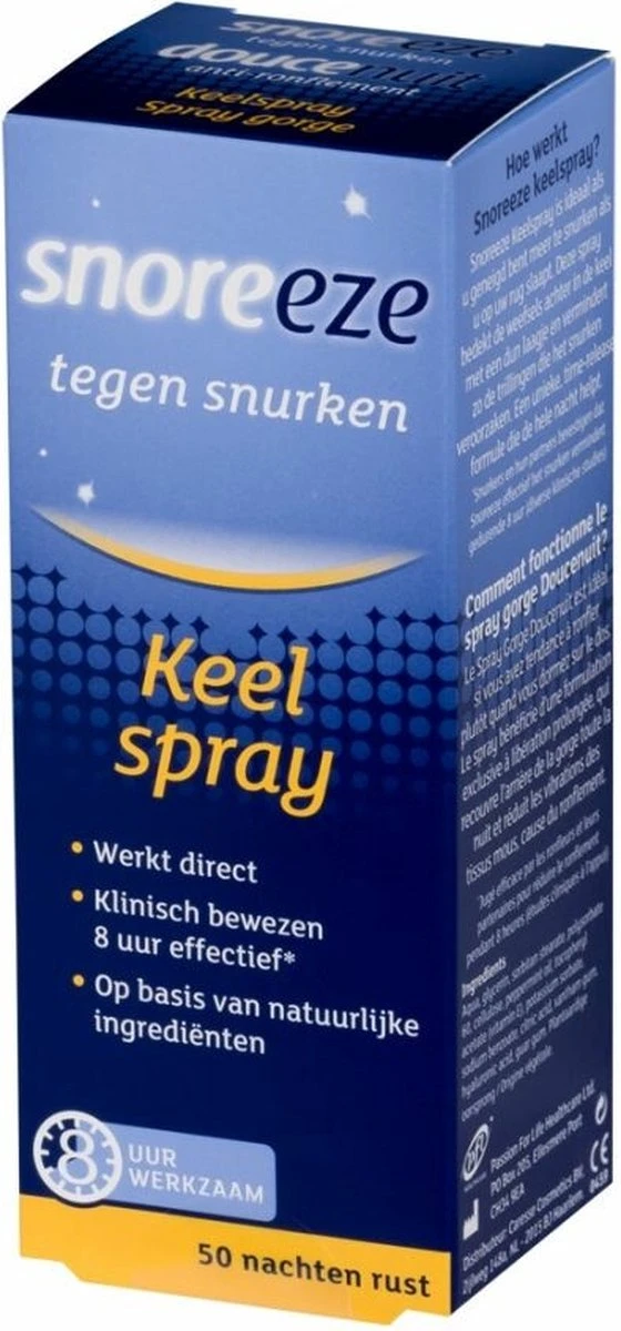 Snoreeze Anti-Snurk - Keelspray 3 Snoreeze Anti-Snurk - Keelspray