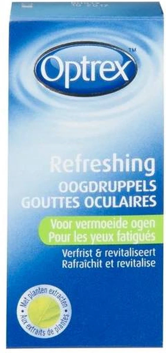 Optrex Refreshing Oogdruppels - Voor Vermoeide Ogen - 10 Ml 6 Optrex Refreshing Oogdruppels - Voor Vermoeide Ogen - 10 Ml - Afbeelding 4