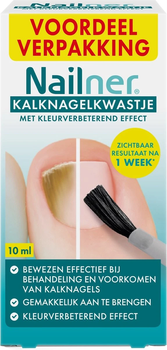 Nailner Kalknagelkwastje 2 In 1 10 Ml 3 Nailner Kalknagelkwastje 2 In 1 10 Ml