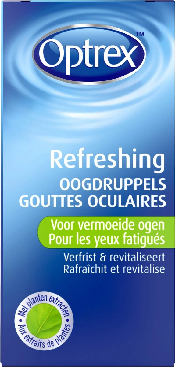 Optrex Refreshing Oogdruppels - Voor Vermoeide Ogen - 10 Ml 4 Optrex Refreshing Oogdruppels - Voor Vermoeide Ogen - 10 Ml - Afbeelding 2