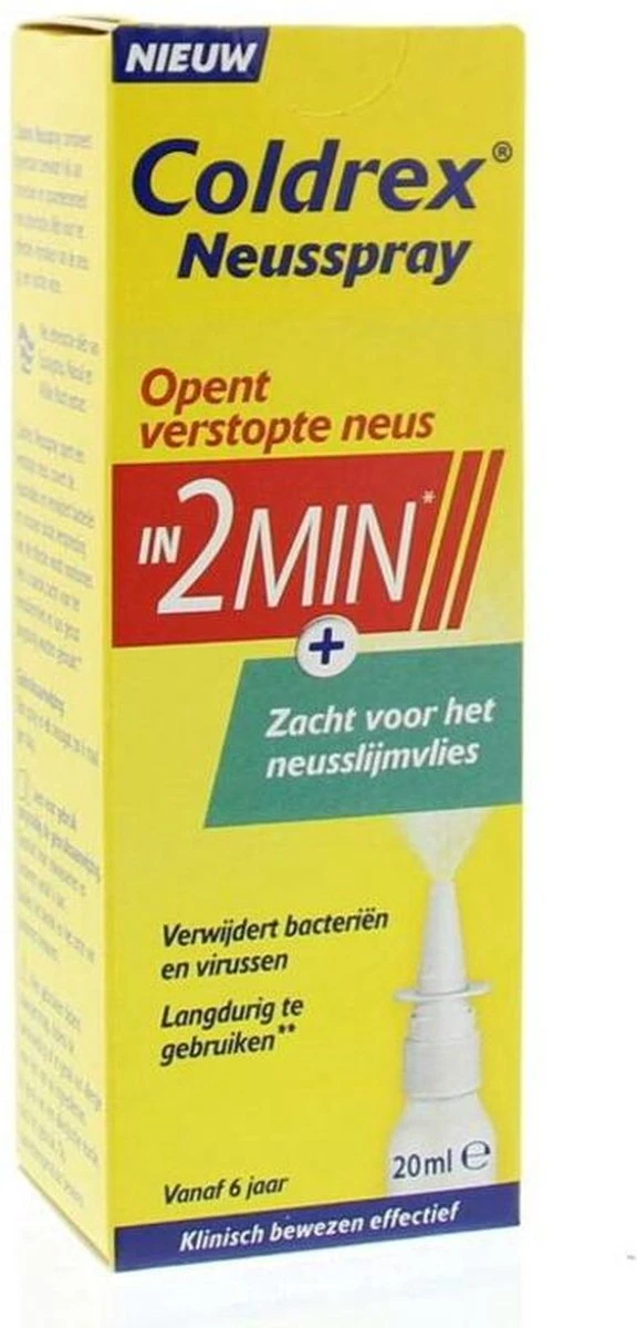 Coldrex - Neusspray - Opent Verstopte Neus - Neusspray Bij Neusverkoudheid - 20 Ml 10 Coldrex - Neusspray - Opent Verstopte Neus - Neusspray Bij Neusverkoudheid - 20 Ml - Afbeelding 8