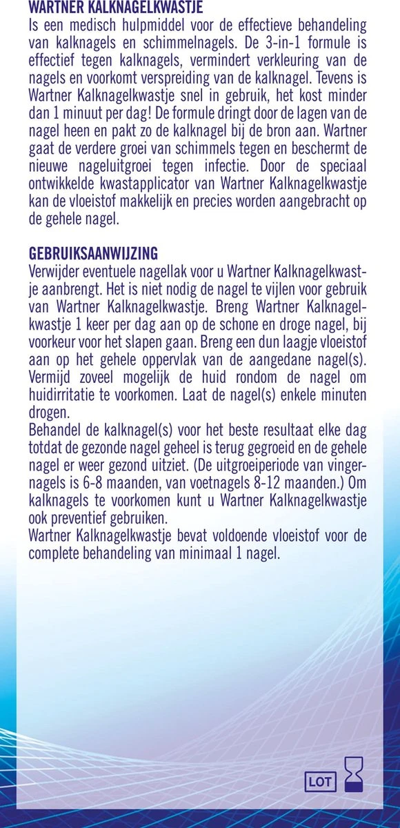 Wartner Kalknagelkwastje DUO Verpakking - Kalknagels Behandelen - Effectieve Behandeling Van Kalknagels En Schimmelnagels 15 Wartner Kalknagelkwastje DUO Verpakking - Kalknagels Behandelen - Effectieve Behandeling Van Kalknagels En Schimmelnagels - Afbeelding 13