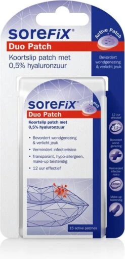 Sorefix Duo Koortslip Patch 15 Stuks -Zelfzorg Winkel 582x1200 2