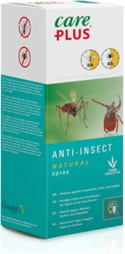 Care Plus Anti-Insect Natural Spray - 200 Ml - Muggenspray- Natuurlijk -Zelfzorg Winkel 593x1200